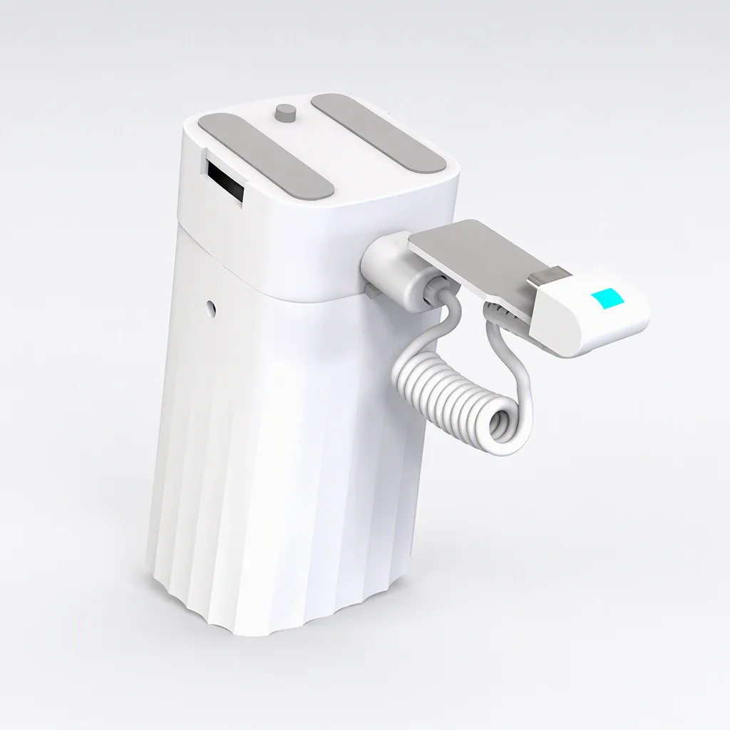 Anti-theft alarm cable for phones and tablets